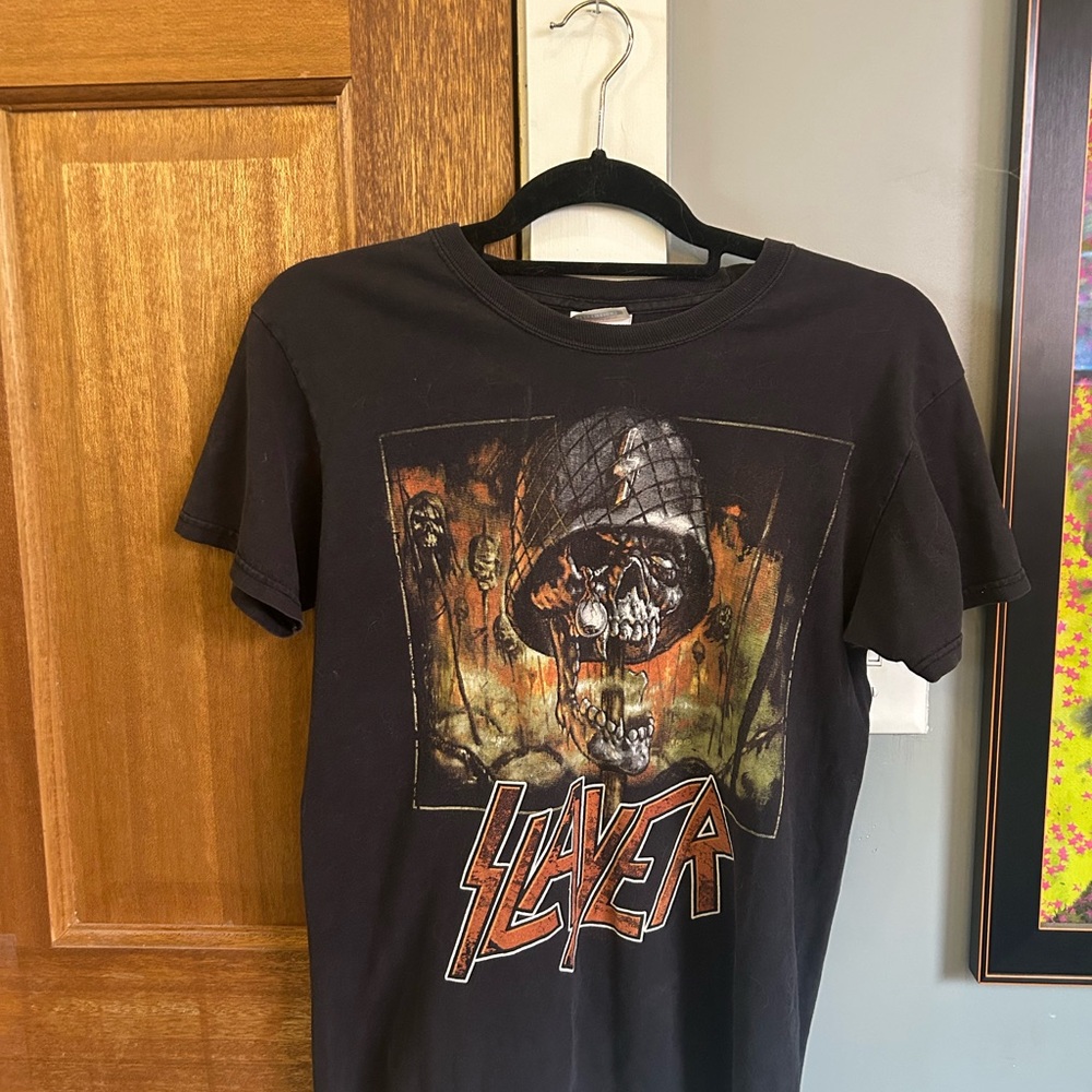 Gildan Black Graphic Tee, Slayer